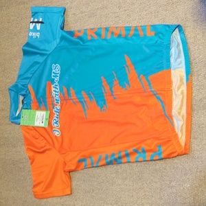 Mens Primal "I ride with MS" 2023 cycling jersey size small NWT